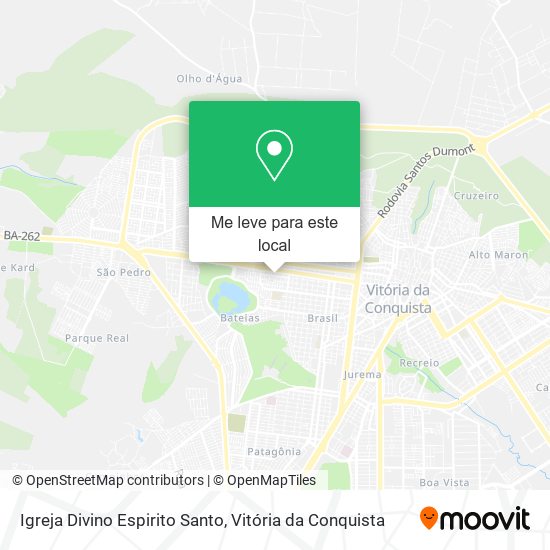 Igreja Divino Espirito Santo mapa