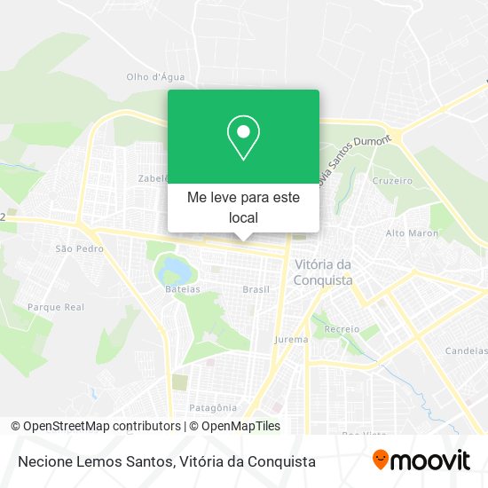 Necione Lemos Santos mapa