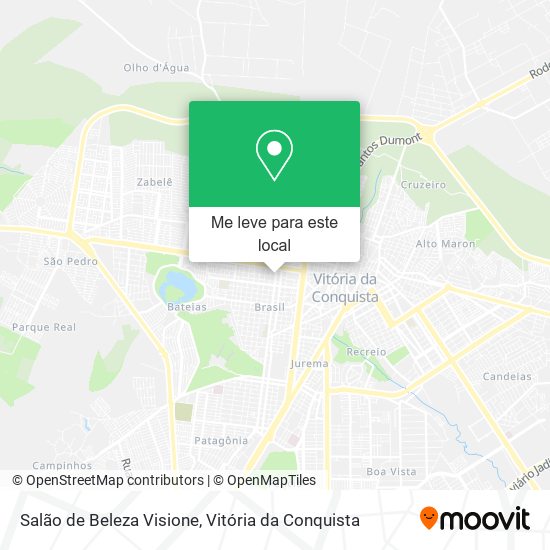 Salão de Beleza Visione mapa