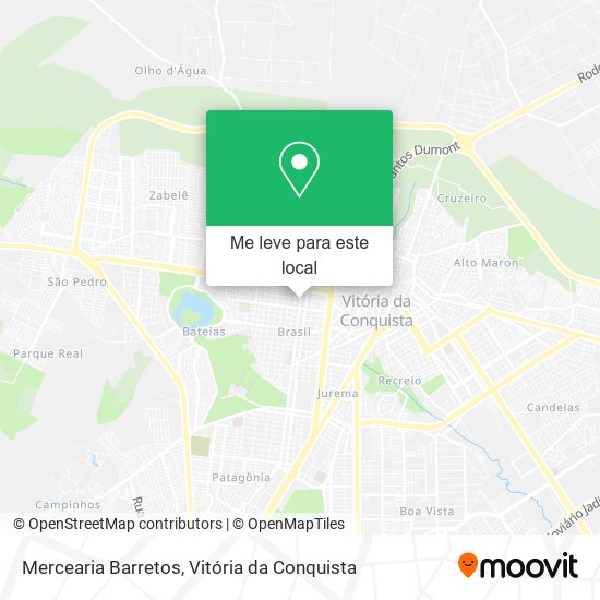 Mercearia Barretos mapa