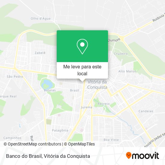 Banco do Brasil mapa