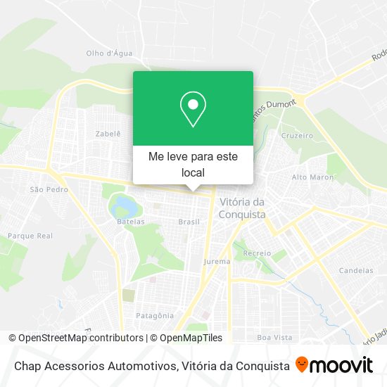 Chap Acessorios Automotivos mapa