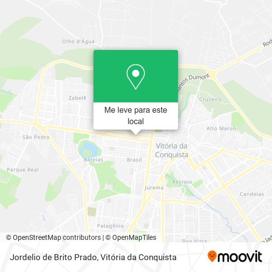 Jordelio de Brito Prado mapa
