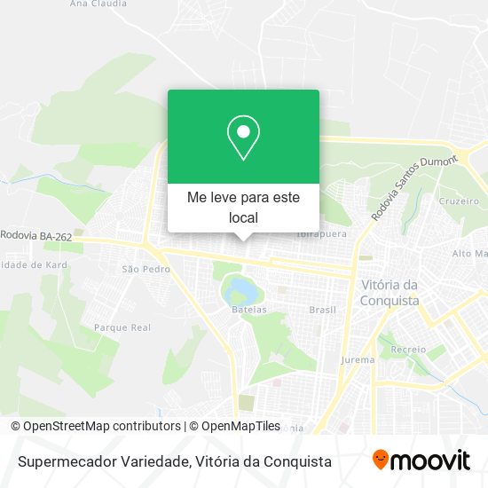 Supermecador Variedade mapa