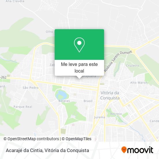 Acarajé da Cintia mapa