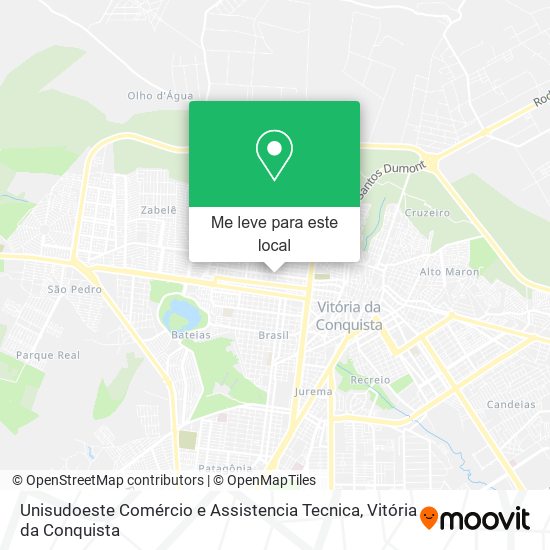 Unisudoeste Comércio e Assistencia Tecnica mapa