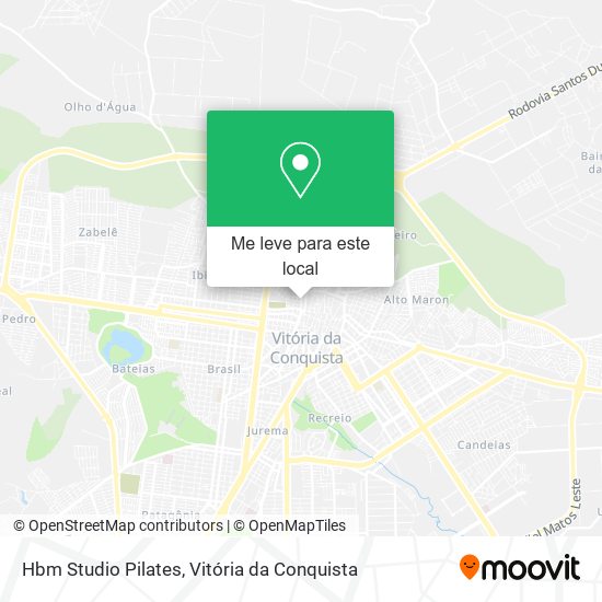 Hbm Studio Pilates mapa