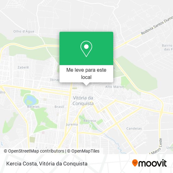 Kercia Costa mapa