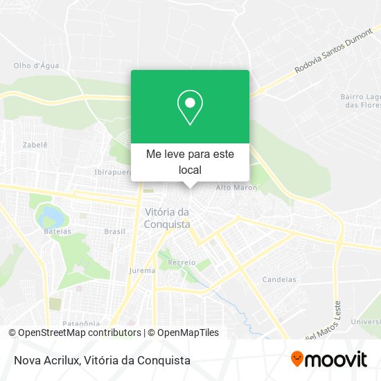 Nova Acrilux mapa
