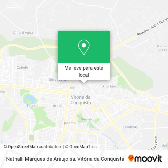 Nathalli Marques de Araujo sa mapa