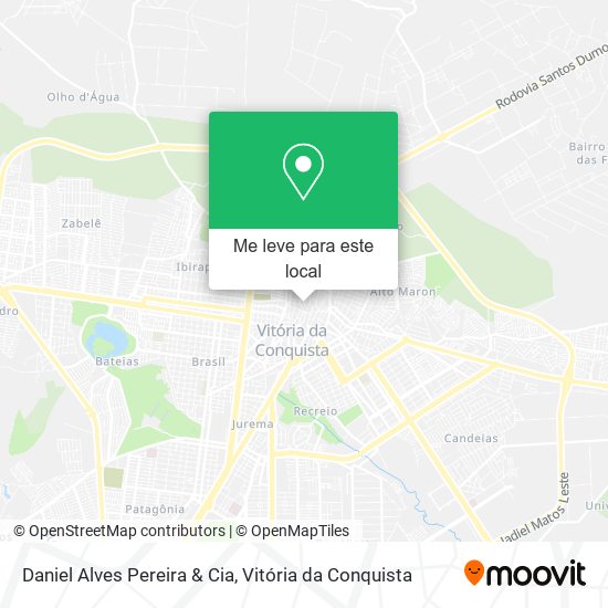 Daniel Alves Pereira & Cia mapa