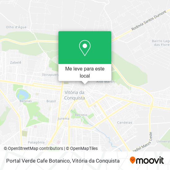 Portal Verde Cafe Botanico mapa