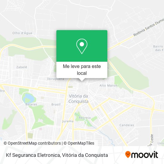 Kf Seguranca Eletronica mapa