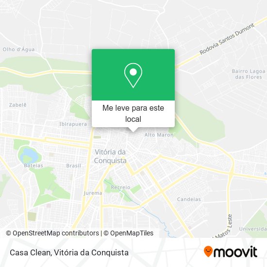 Casa Clean mapa