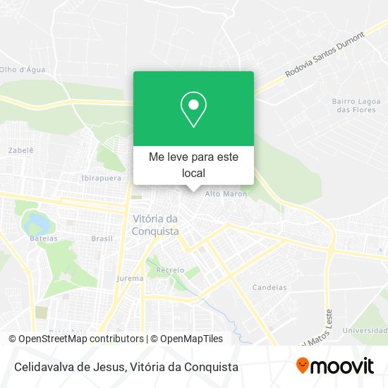 Celidavalva de Jesus mapa