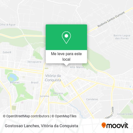 Gostosao Lanches mapa