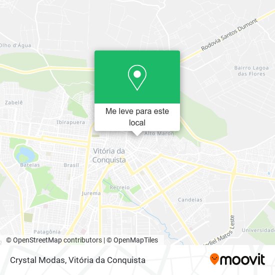 Crystal Modas mapa