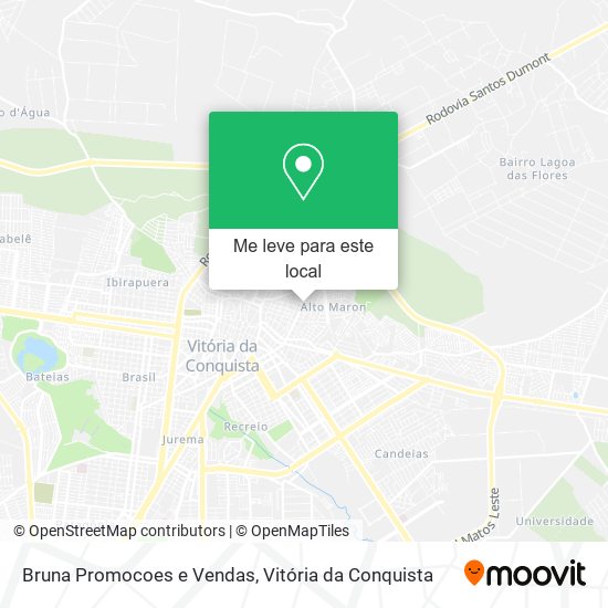 Bruna Promocoes e Vendas mapa