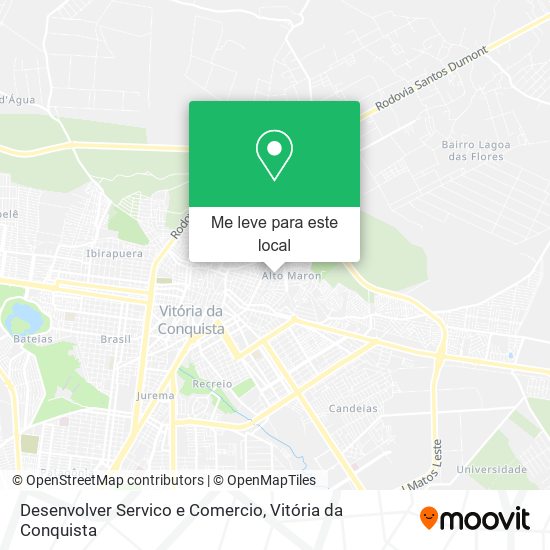 Desenvolver Servico e Comercio mapa