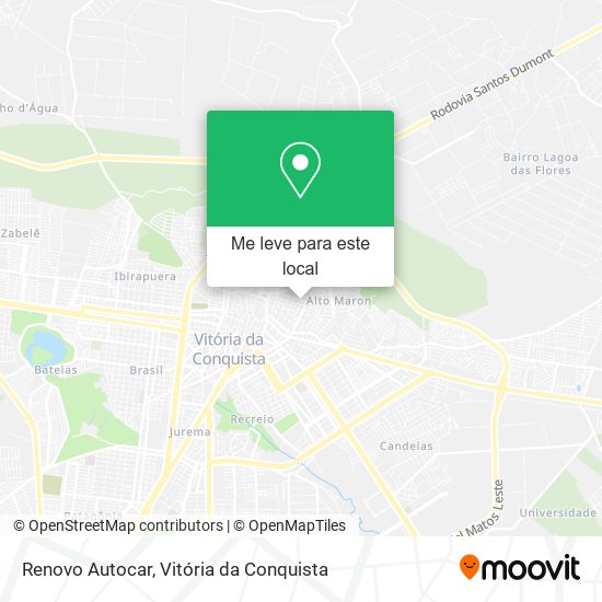 Renovo Autocar mapa