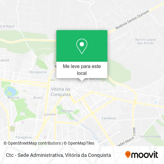 Ctc - Sede Administrativa mapa