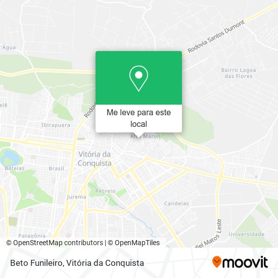 Beto Funileiro mapa