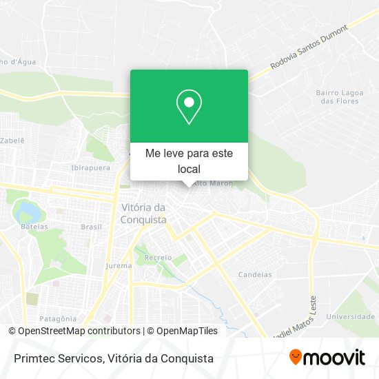 Primtec Servicos mapa