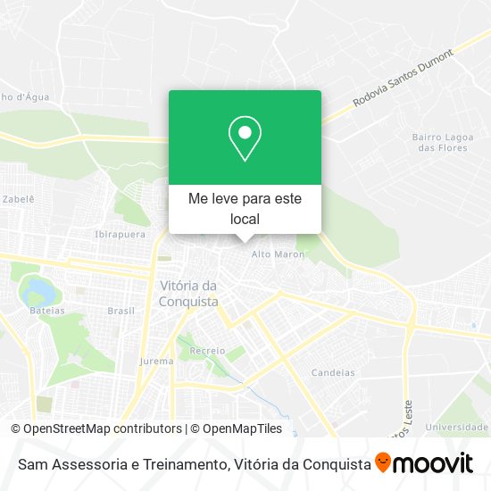 Sam Assessoria e Treinamento mapa