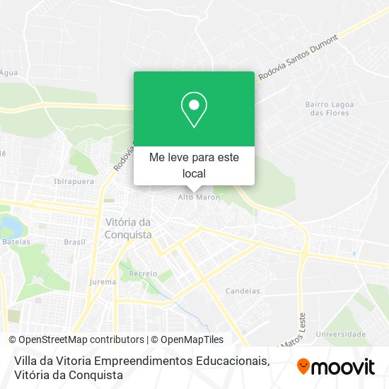 Villa da Vitoria Empreendimentos Educacionais mapa