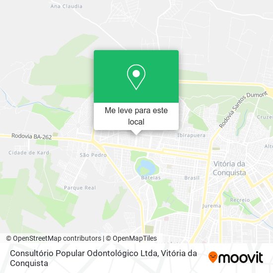Consultório Popular Odontológico Ltda mapa