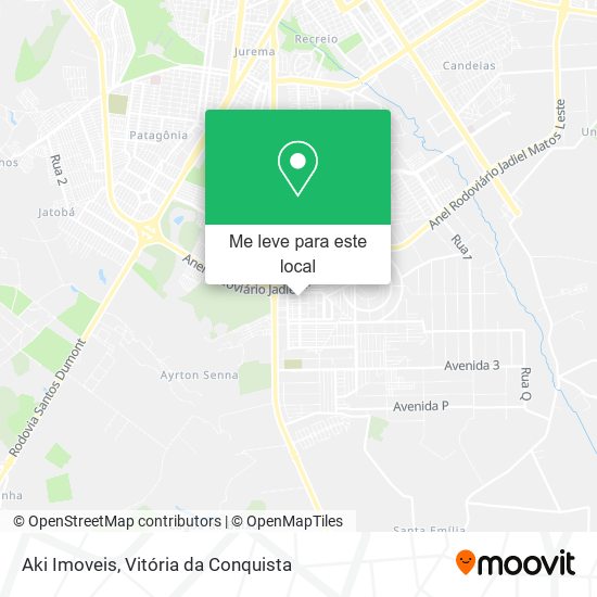 Aki Imoveis mapa