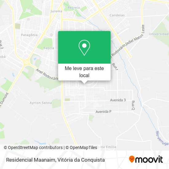Residencial Maanaim mapa