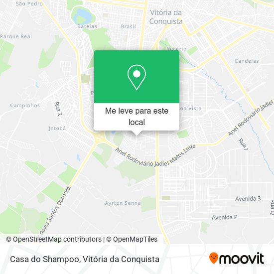 Casa do Shampoo mapa