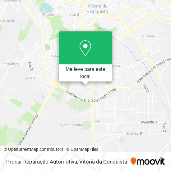 Procar Reparação Automotiva mapa