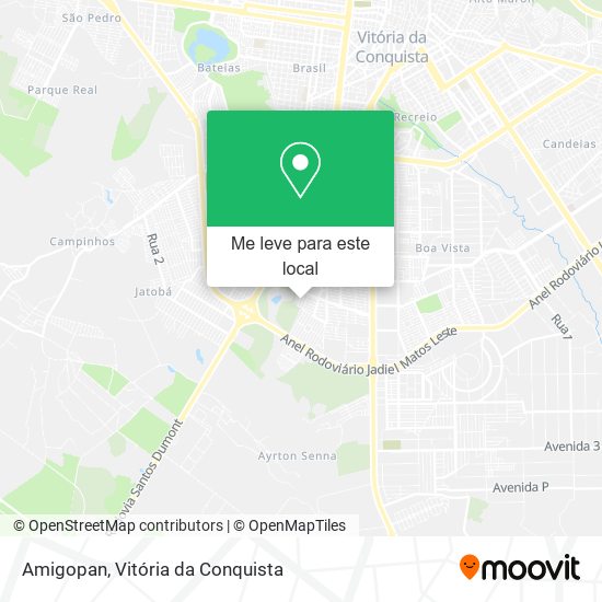 Amigopan mapa