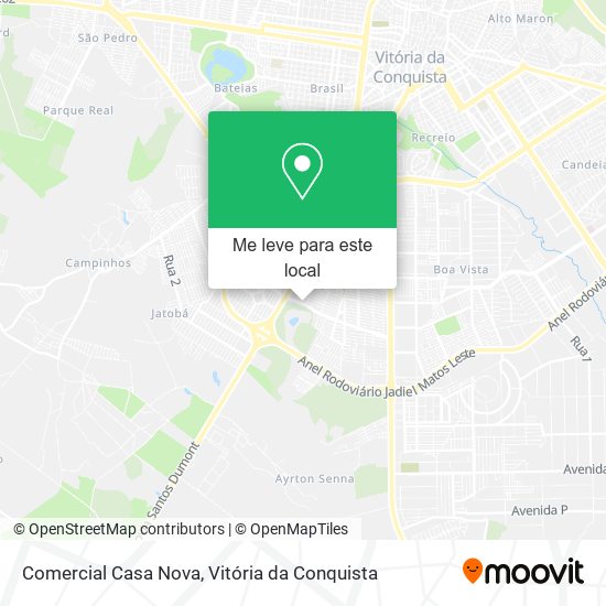 Comercial Casa Nova mapa