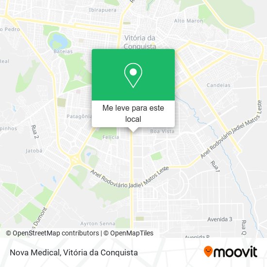 Nova Medical mapa