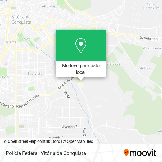 Polícia Federal mapa