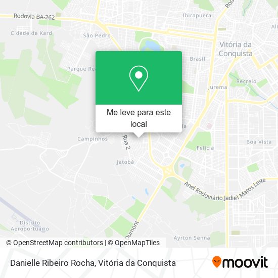 Danielle Ribeiro Rocha mapa