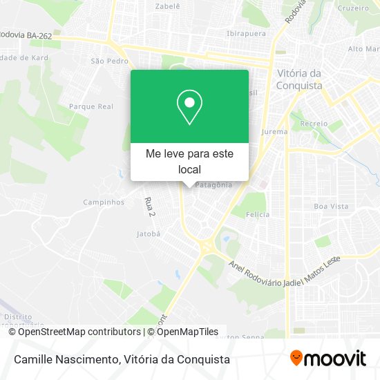 Camille Nascimento mapa