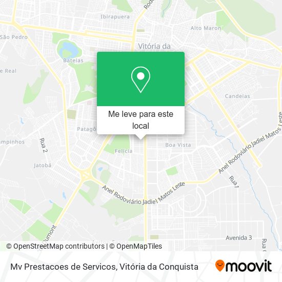 Mv Prestacoes de Servicos mapa