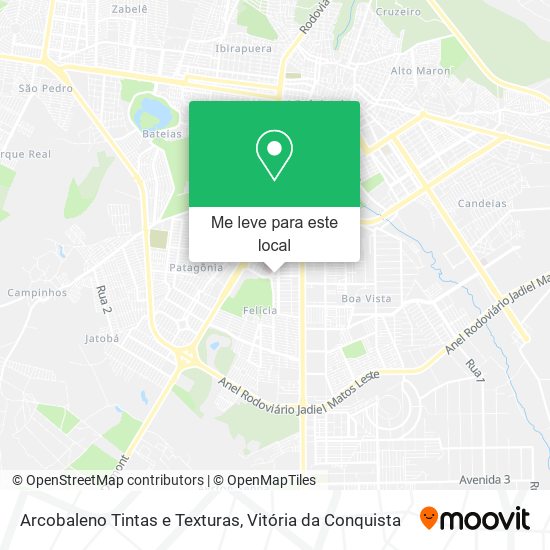 Arcobaleno Tintas e Texturas mapa