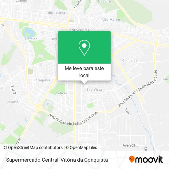 Supermercado Central mapa