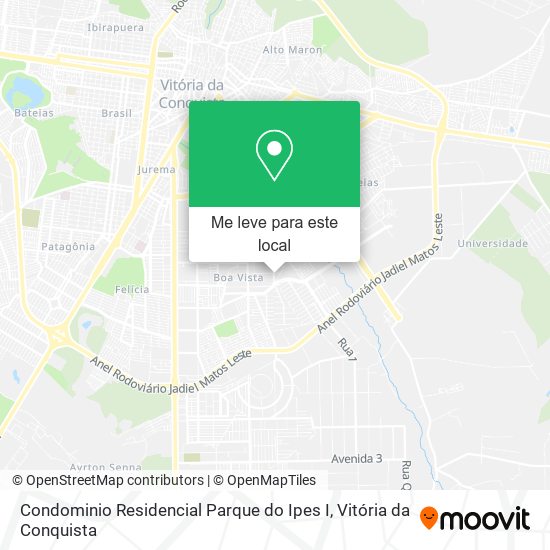 Condominio Residencial Parque do Ipes I mapa