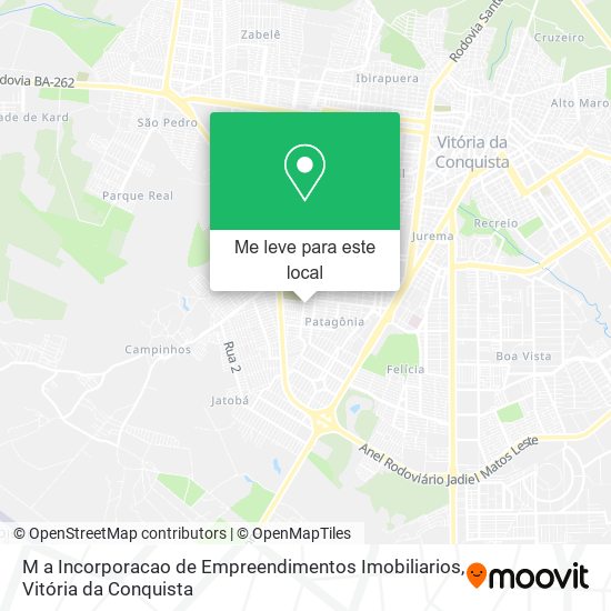 M a Incorporacao de Empreendimentos Imobiliarios mapa