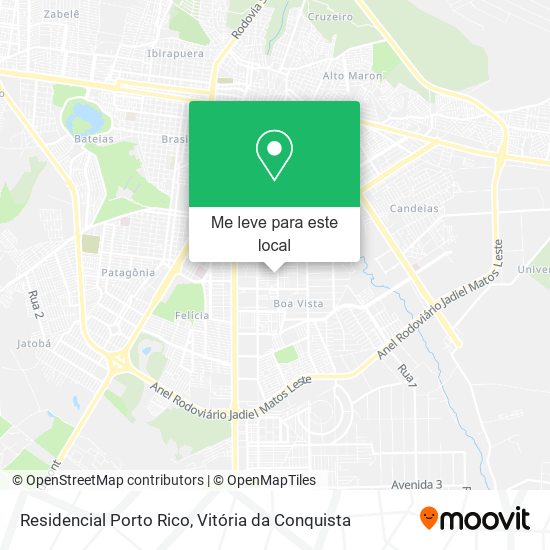 Residencial Porto Rico mapa
