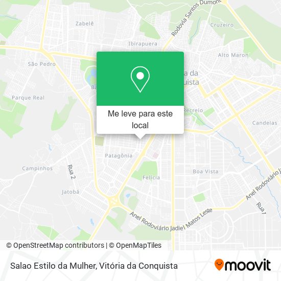 Salao Estilo da Mulher mapa