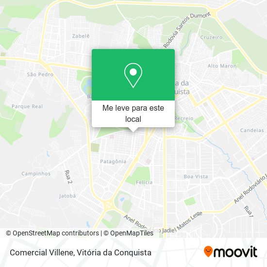 Comercial Villene mapa