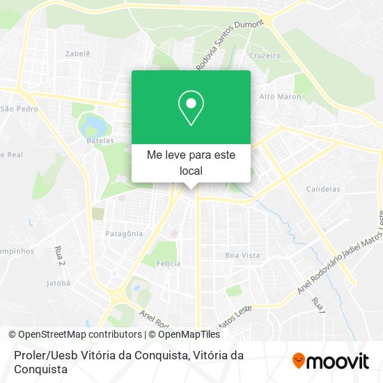 Proler / Uesb Vitória da Conquista mapa