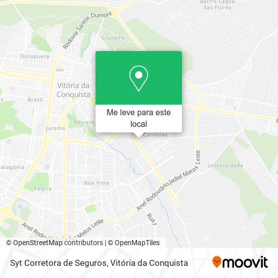 Syt Corretora de Seguros mapa